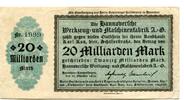 Niedersachsen 20 Md. Mk. Hannover-Langenhagen, -