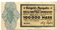 Niedersachsen 100 T. Mk. Hannover, -