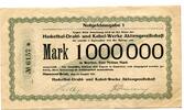Niedersachsen 1 Mio. Mk. Hannover-Brink, -