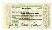 Niedersachsen 5 Mio. Mk. Hannover-Linden, -