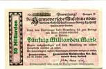 Niedersachsen 50 Md. Mk. Hannover-Linden, -