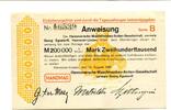 Niedersachsen 200 T. Mk. Hannover-Linden, -