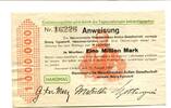 Niedersachsen 1 Mio. Mk. Hannover-Linden, -
