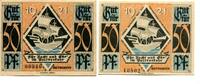 Niedersachsen 2x50 Pfg. Bremen, -
