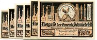 Thüringen 10 Pfg. 20 Pfg. 25 Pfg. 2x50 Pfg. Schmiedefeld, -