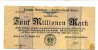 Thüringen 5 Mio. Mk. Erfurt, -