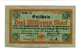 Sachsen 3 Mio. Mk. Dresden, -