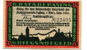 Bayern 25 Pfg. Pasing, -