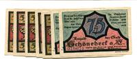 Sachsen-Anhalt 5x50 Pfg. 2x75 Pfg. Schönebeck, -