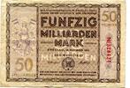 Schlesien 50 Md. Mk. Breslau, -