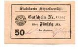 Posen 50 Mk. Schneidemühl, -
