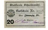 Posen 20 Mk. Schneidemühl, -