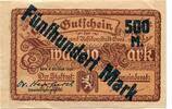 Thüringen 500 Mk. Gera, -