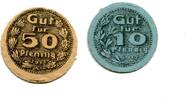 Bayern 10 Pfg. 50 Pfg. Neuburg, -