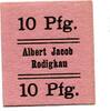 Sachsen-Anhalt 10 Pfg. Rodigkau, -