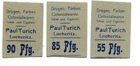 Sachsen-Anhalt 55 Pfg. 85 Pfg. 90 Pfg. Loeberitz, -