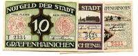 Sachsen-Anhalt 12x10 Pfg. 13x 25 Pfg. 20x50 Pfg. Gräfenhainichen, -