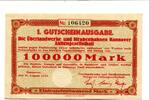 Niedersachsen 100 T. Mark Hannover, -
