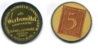 Berlin, 5 Pfennig Briefmarken-Kleingeld Hänel , -