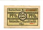 Sachsen-Anhalt 25 Pfg. Dessau, -