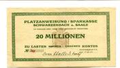 Bayern 20 Mio. Mark Schwarzenbach, -