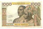 Westafrikanische Staaten, 1000 Francs -