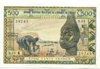 Westafrikanische Staaten, 500 Francs -