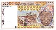 Westafrikanische Staaten, 1000 Francs -