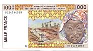 Westafrikanische Staaten, 1000 Francs -