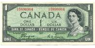 Kanada, 1 Dollar -Devil`s Face Hairdo-, -