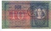 Österreich/Fiume, 10 Kronen Stempel FIUME, -