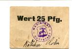 Ostpreußen 25 Pfg. Guttstadt, -