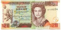 Belize, 20 Dollars -