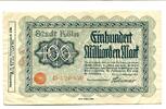 Rheinland 100 Md. Mark Köln, -