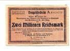 Rheinland 2 Mio. Mark Köln, -