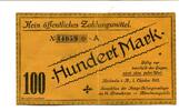 Baden 100 Mark Heidelberg, -