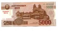 Korea-Nord, 5000 Won SPECIMEN, -