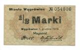 Polen, 1/2 Marki Miastro Wagrowiec, -
