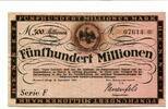 Rheinland 500 Mio. Mark Hennef, -