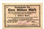 Rheinland 1 Mio. Mark Grefrath b.Krefeld, -