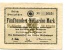 Pommern 500 Md. Mark Greifenhagen, -