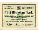 Pommern 5 Mio. Mark Greifenhagen, -