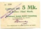 Niederschlesien 5 Mark Hermsdorf, -