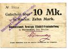Niederschlesien 10 Mark Hermsdorf, -