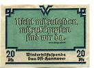 Niedersachsen 20 Pfg. Hannover, -