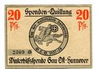 Niedersachsen 20 Pfg. Hannover, -