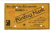 Niedersachsen 50 Mark Hann.Münden, -