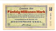 Rheinland 50 Mio. Mark Duisburg-Ruhrort, -