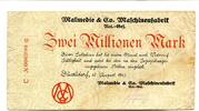 Rheinland 2 Mio. Mark Düsseldorf, -