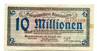 Rheinland 10 Mio. Mark Rheinhausen-Niederrh., -